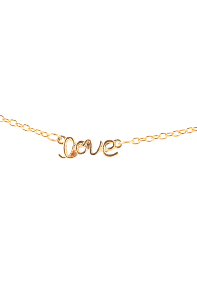 write a message-bracelet  "LOVE YOURSELF"